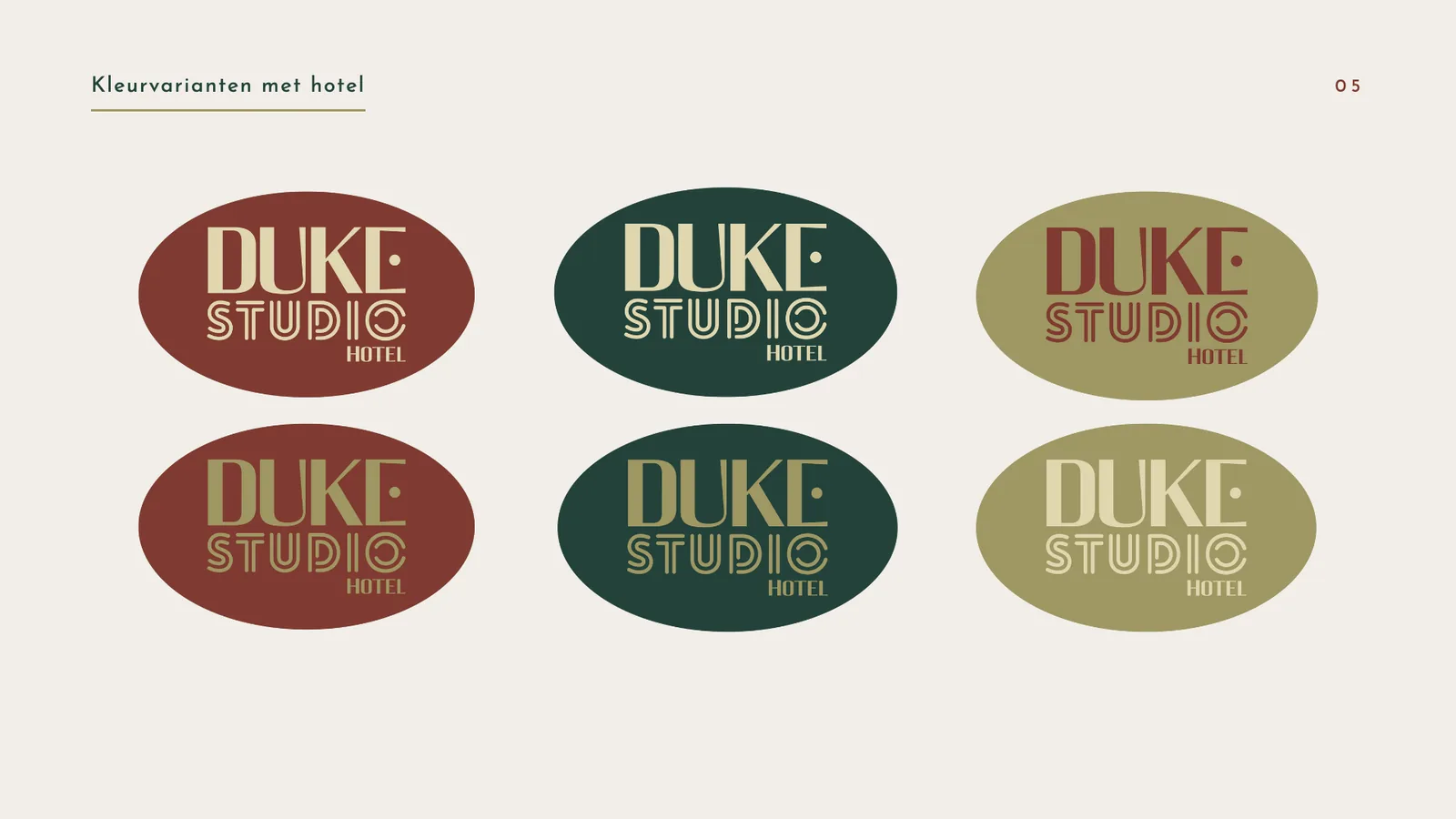 Duke Studio Hotel — Kleurvarianten met hotel