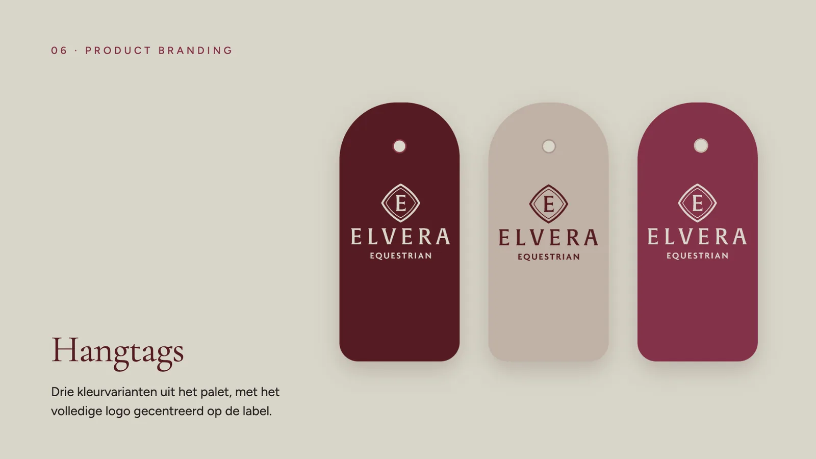 Elvera — Hangtags