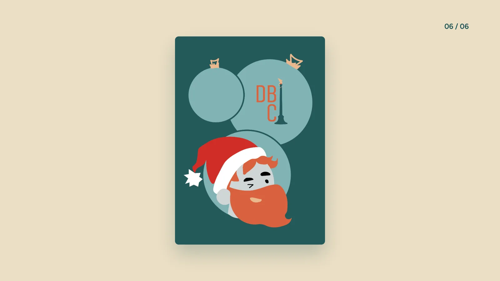 Kerstkaarten — De kerstman