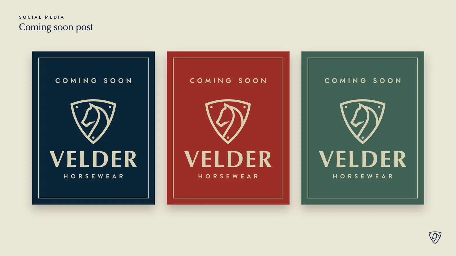 Velder — Coming soon